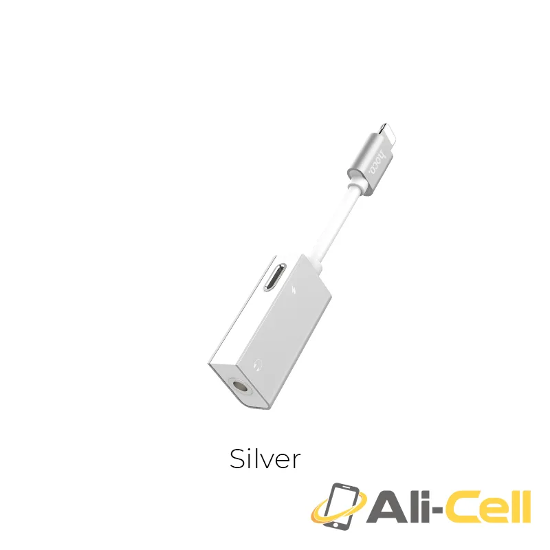 Adapter Lightning to 3.5mm jack «LS16» 2 in 1 audio converter