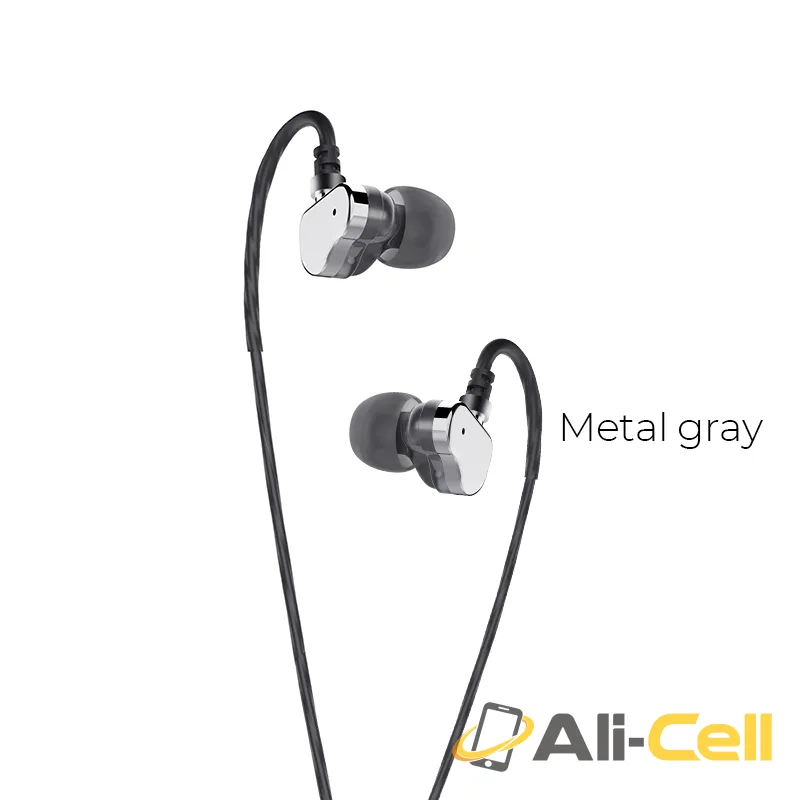 Wired earphones “M36 Charming sound” double coil with microphone