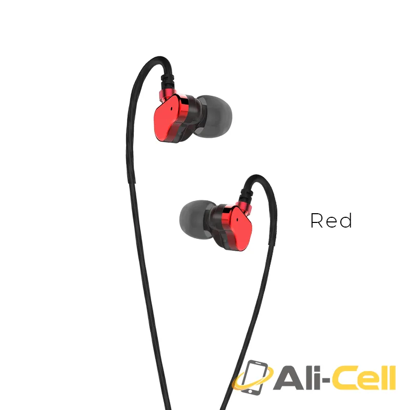 Wired earphones “M36 Charming sound” double coil with microphone