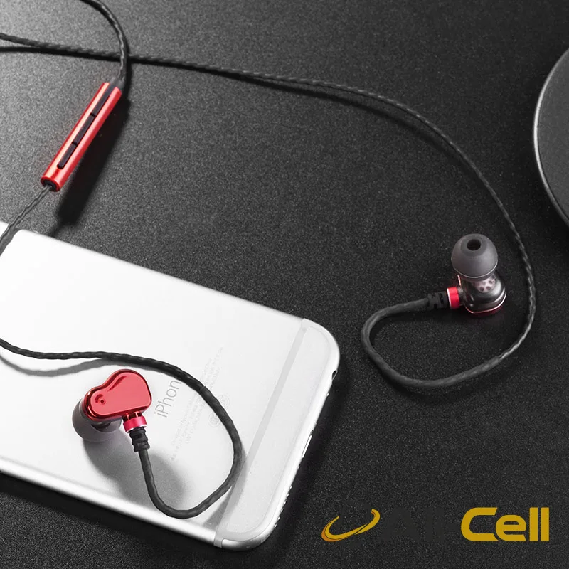 Wired earphones “M36 Charming sound” double coil with microphone — 4