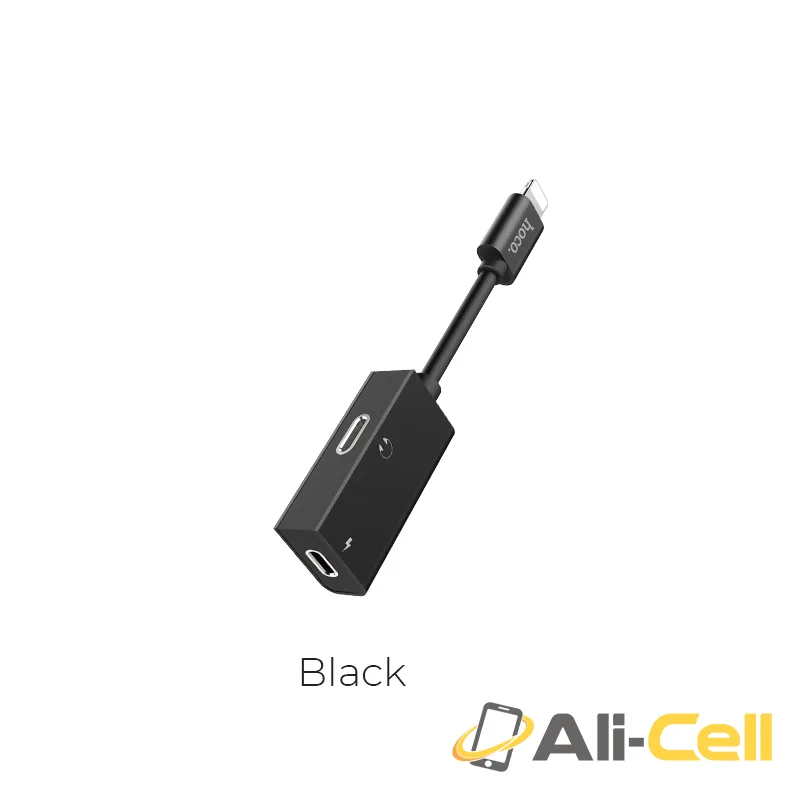 Adapter Lightning to 2xLightning «LS15» 2 in 1 audio converter