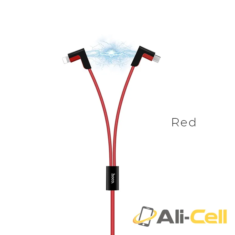 Cable «X12 Magnetic 2in1» charging USB to Lightning & Micro USB (1.2m)