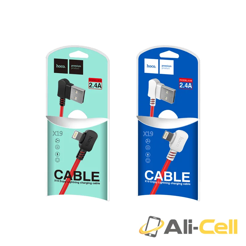 Cable «X19 Enjoy» charging data Lightning 90 degrees (1.2m) — 7