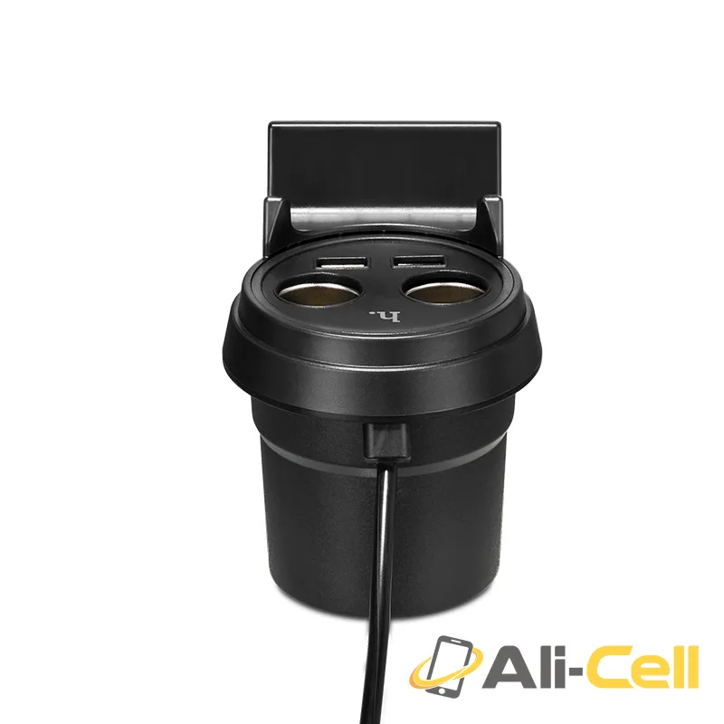 Car charger «UC207» cup shape dual USB dual cigarette lighter — 4