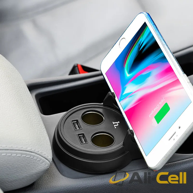 Car charger «UC207» cup shape dual USB dual cigarette lighter — 5