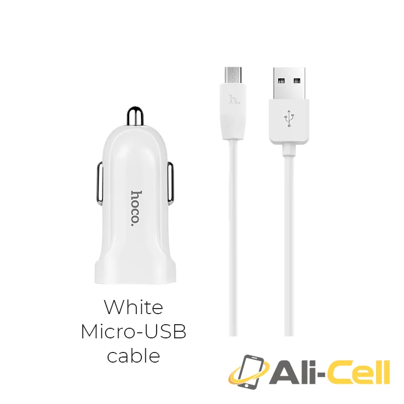 Car charger «Z2A» dual USB sets with additional cable (Set With Micro Usb Cable)