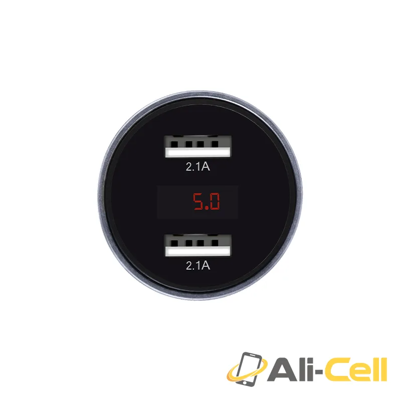 Car charger “Z9 Kingkong” digital display dual USB 2.1A — 3