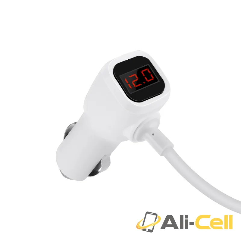 Car charger “Z13” dual USB three cigarette lighter ports — 4