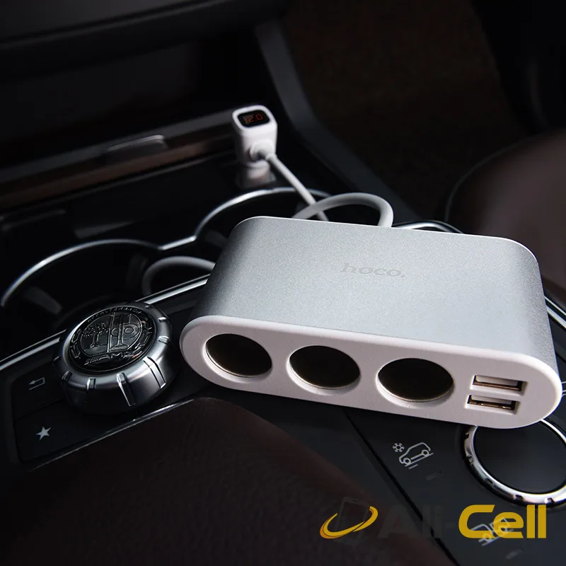 Car charger “Z13” dual USB three cigarette lighter ports — 6