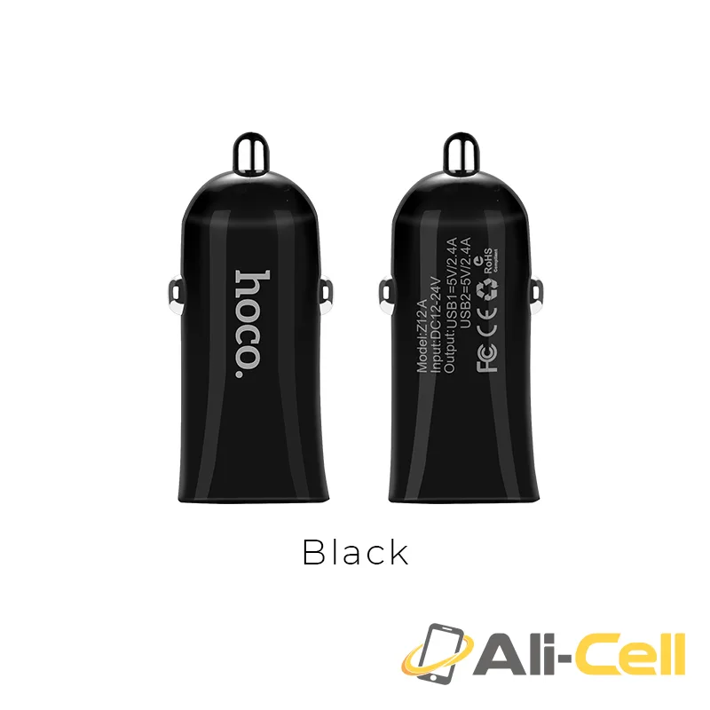 Car charger “Z12 Elite” dual USB charging adapter (Single)