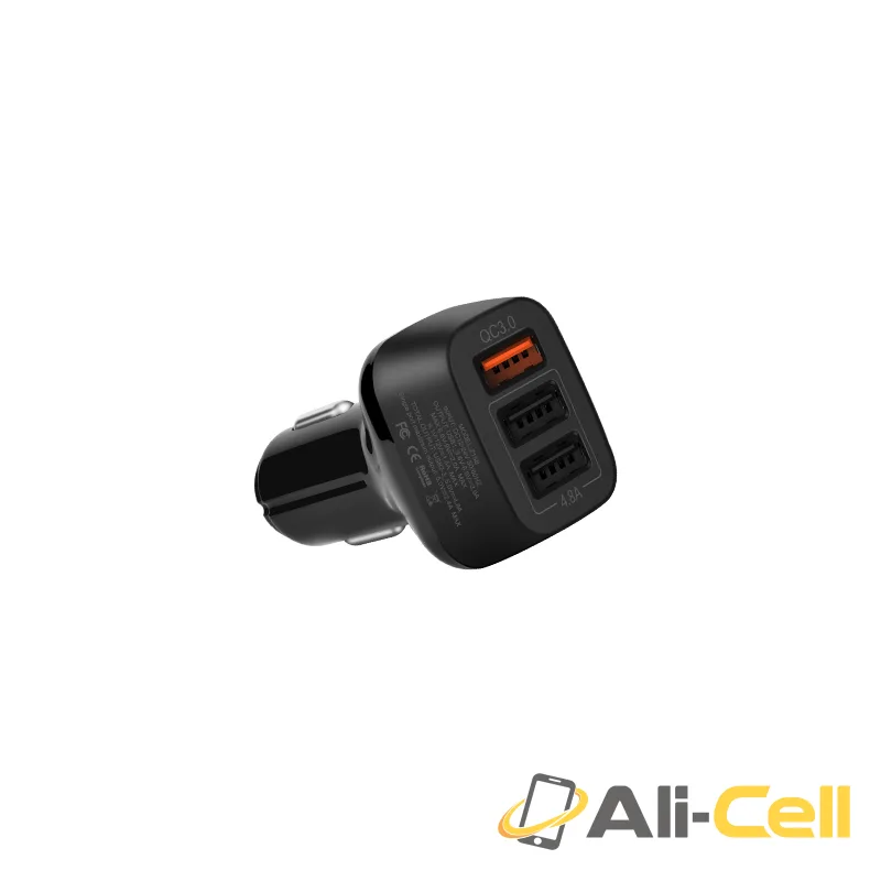 Car charger “Z15B Kuso” three USB QC3.0 — 2