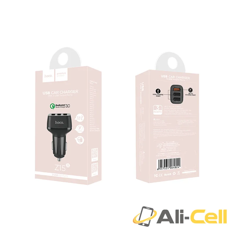 Car charger “Z15B Kuso” three USB QC3.0 — 7