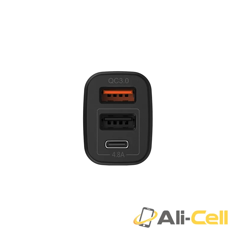 Car charger “Z15A Kuso” Type-C and dual USB outputs — 3
