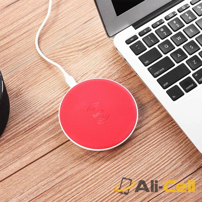 Wireless charger “CW14 Round” portable tabletop charging pad dock — 6