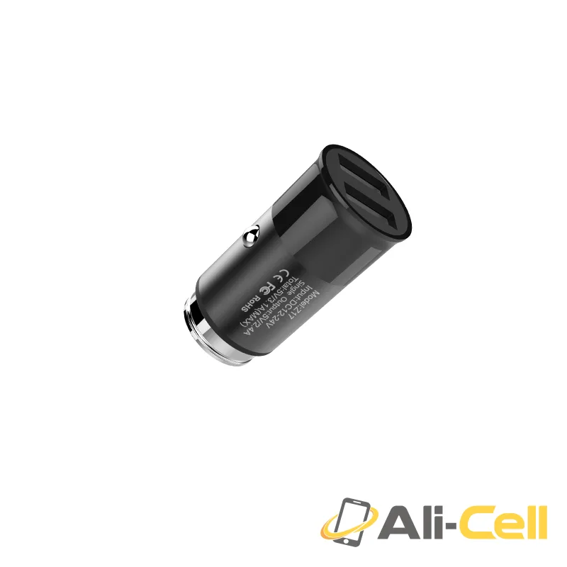 Car charger “Z17A Sure” dual USB 2.4A total — 4