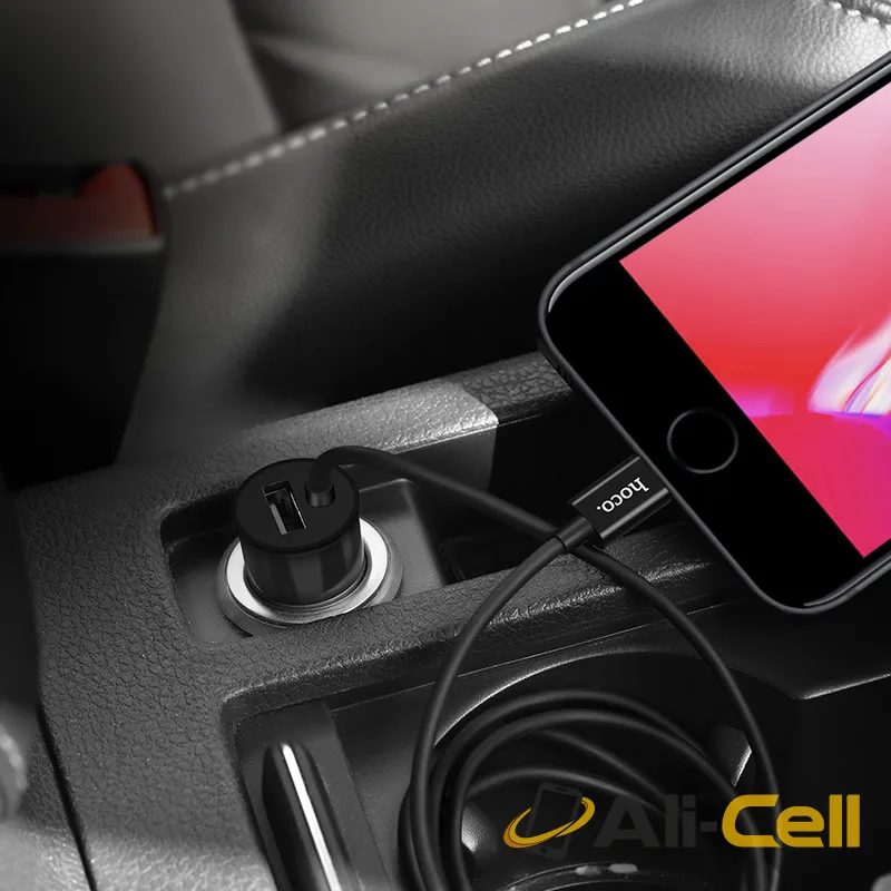 Car charger “Z17 Sure” single USB built-in cable — 5