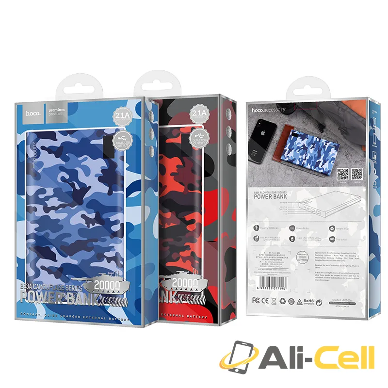 Power bank «B33A-20000 Camouflage» 20000 mAh with LED display — 7