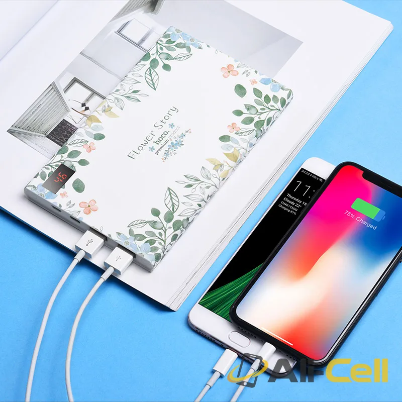Power bank «B33-20000 Flower story» 20000mAh with LED display — 5