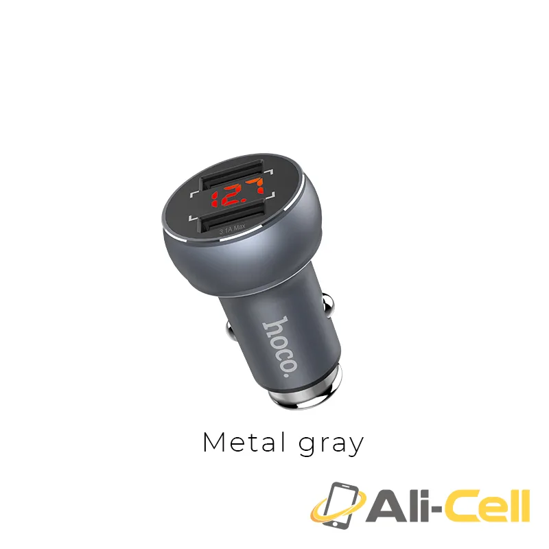Car charger «Z22» double USB digital display 3.1A 15.5W