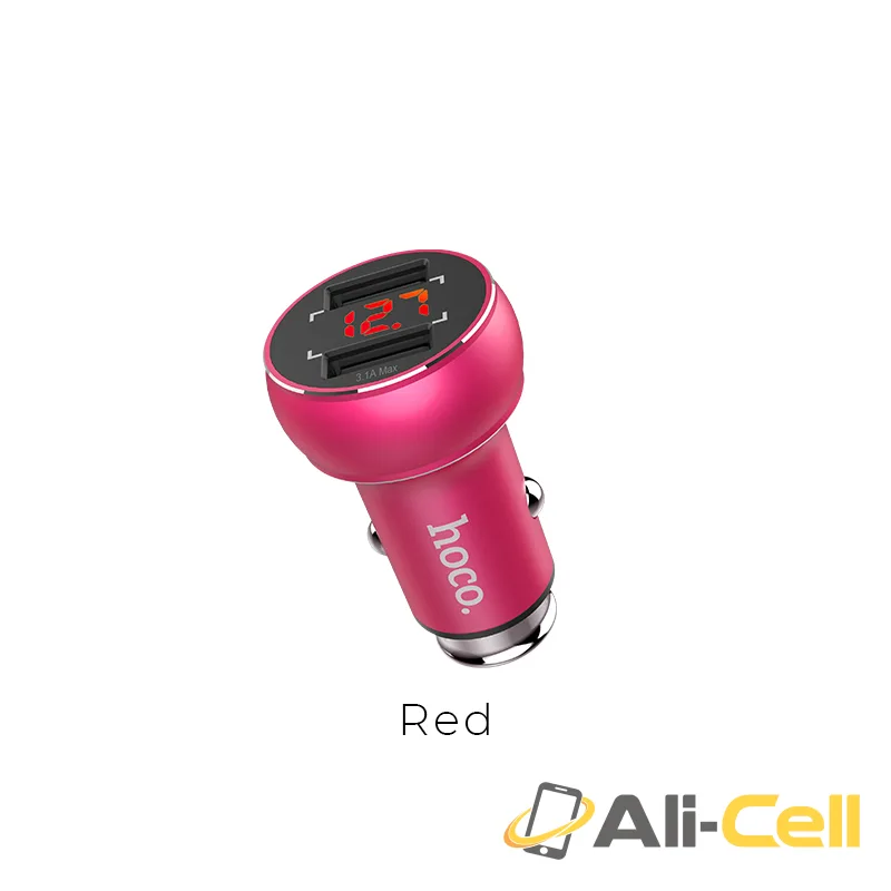 Car charger «Z22» double USB digital display 3.1A 15.5W