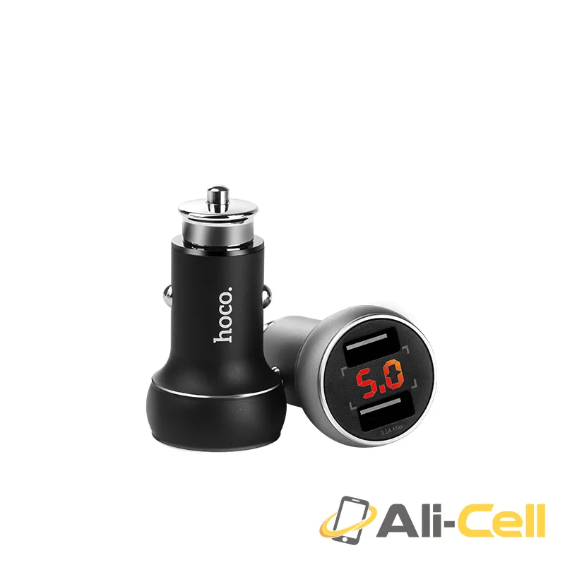 Car charger «Z22» double USB digital display 3.1A 15.5W — 3