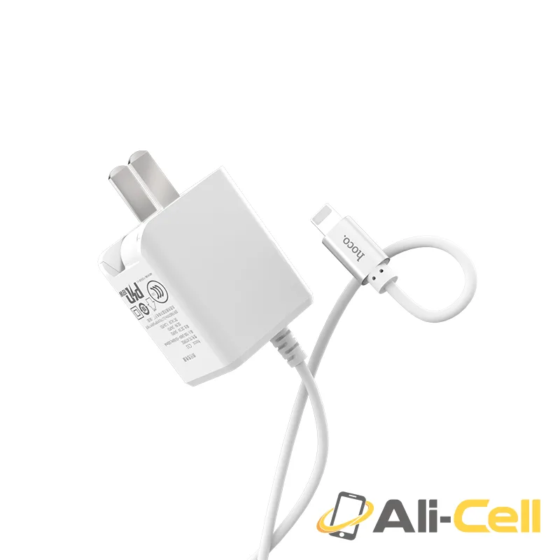 Wall charger “C31 PD” adapter with built-in Lightning cable (US) — 3