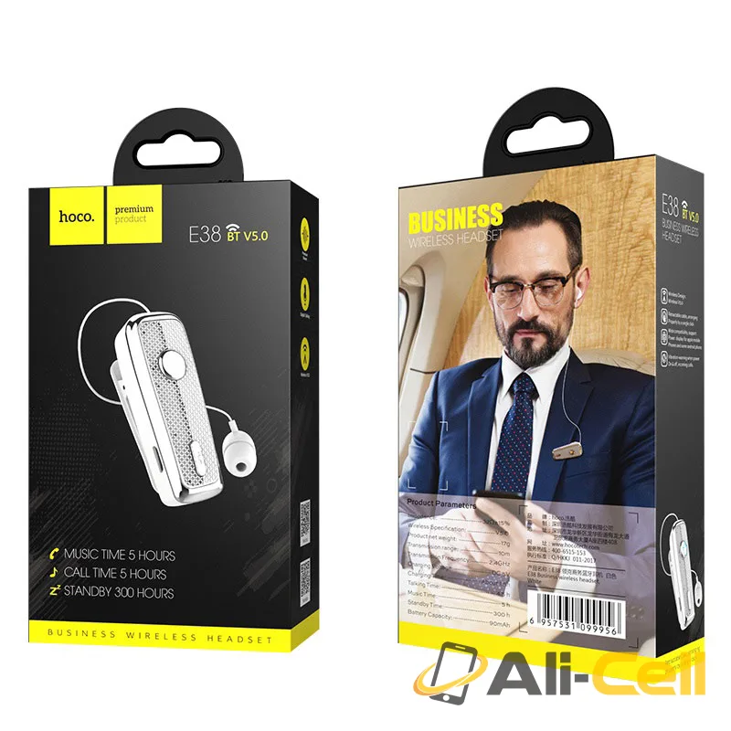 Wireless earphone “E38 Business” headset with mic — 7