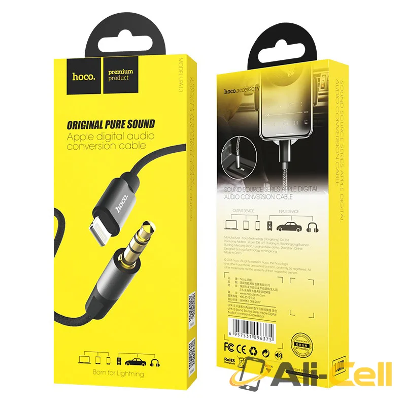 Cable Lightning to 3.5mm “UPA13 Sound source” audio AUX — 7