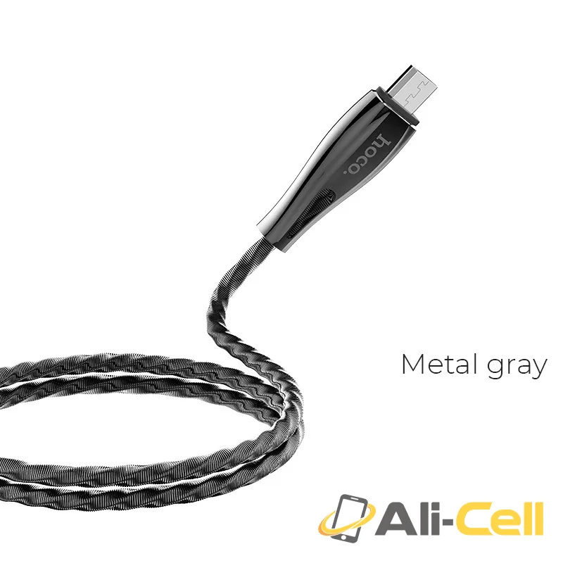 Cable USB to Micro-USB “U56 Metal armor” charging data sync (1.2m)