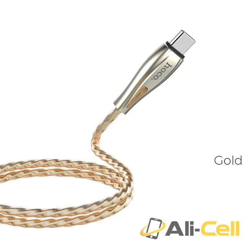 Cable USB to Type-C “U56 Metal armor” charging data sync (1.2m)