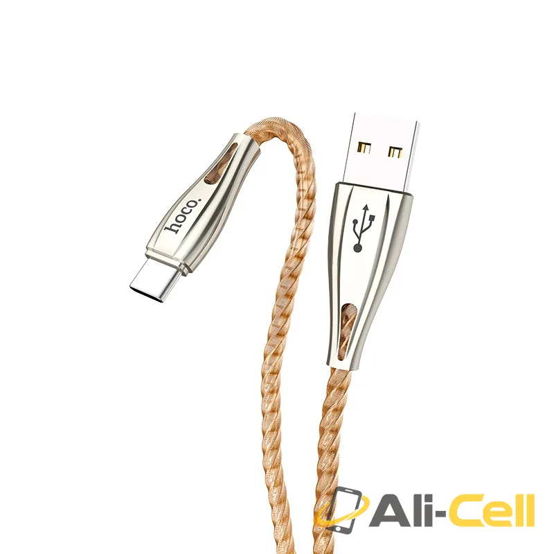 Cable USB to Type-C “U56 Metal armor” charging data sync (1.2m) — 3