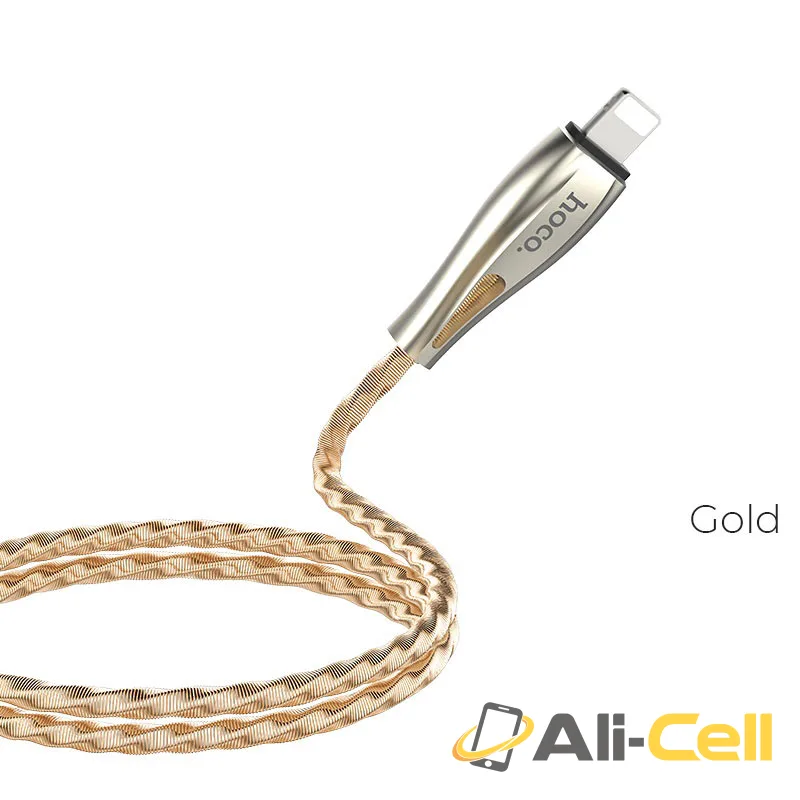 Cable USB to Lightning “U56 Metal armor” charging data sync (1.2m)