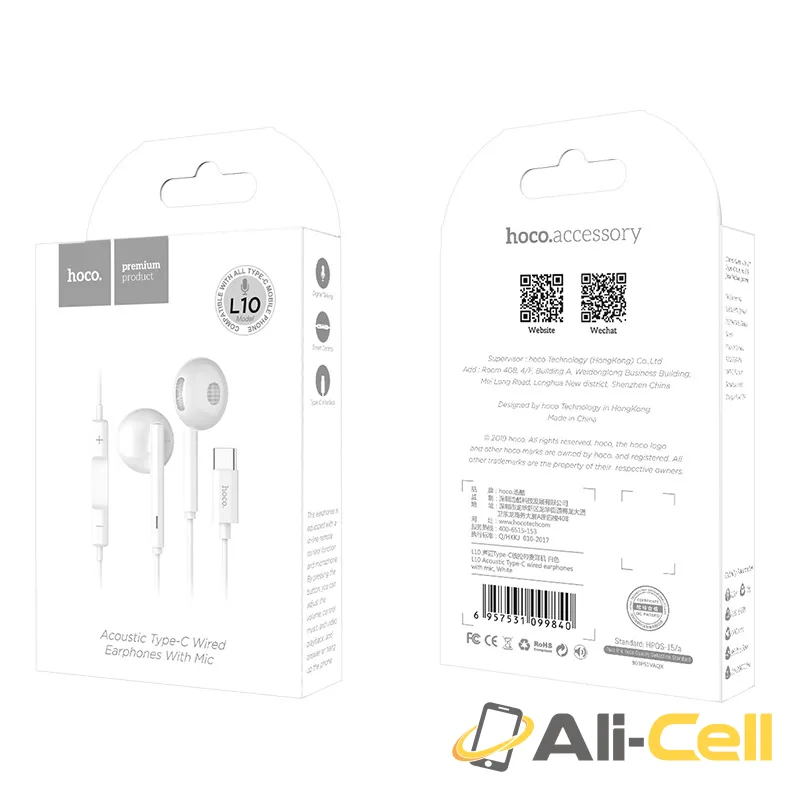 Wired earphones Type-C “L10 Acoustic” with microphone — 7