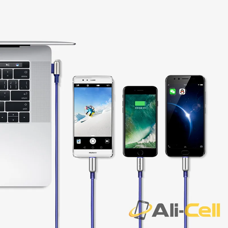 Cable «U17 Capsule 3-in-1» charging Lightning Micro-USB Type-C (1.5m) — 5