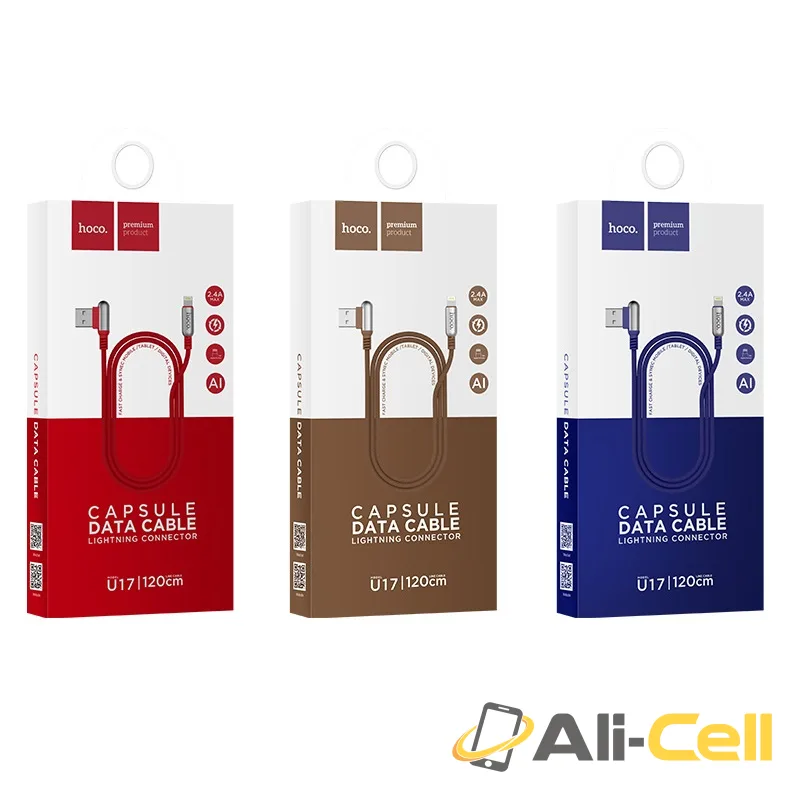 Cable USB to Lightning «U17 Capsule» charging data sync (1.2m) — 7