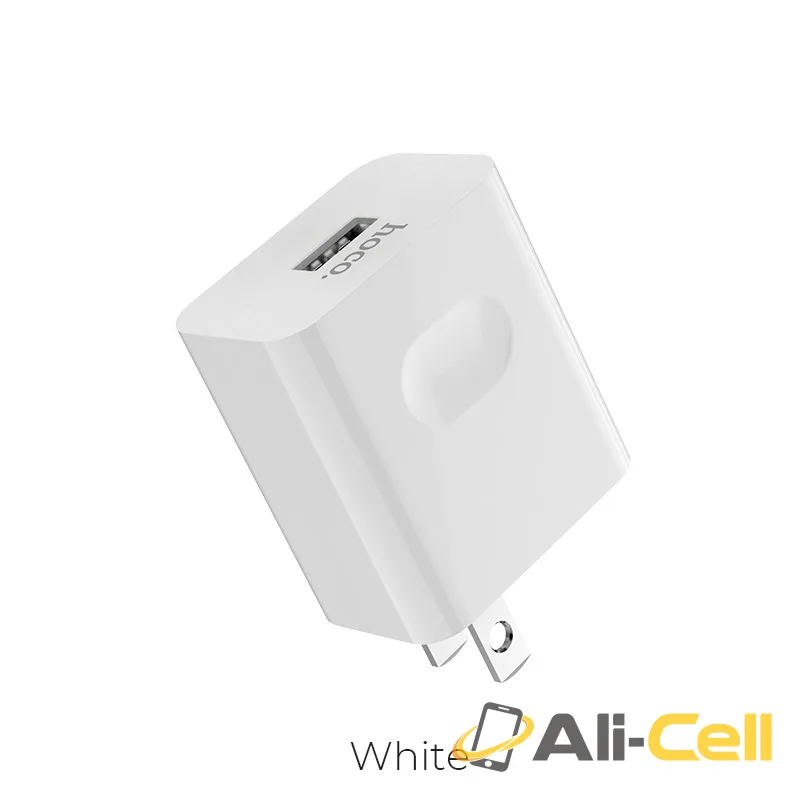 Wall charger “C65 Warwick” single USB port US set with cable