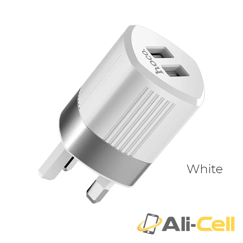 Wall charger “C55B Energy” dual USB port UK
