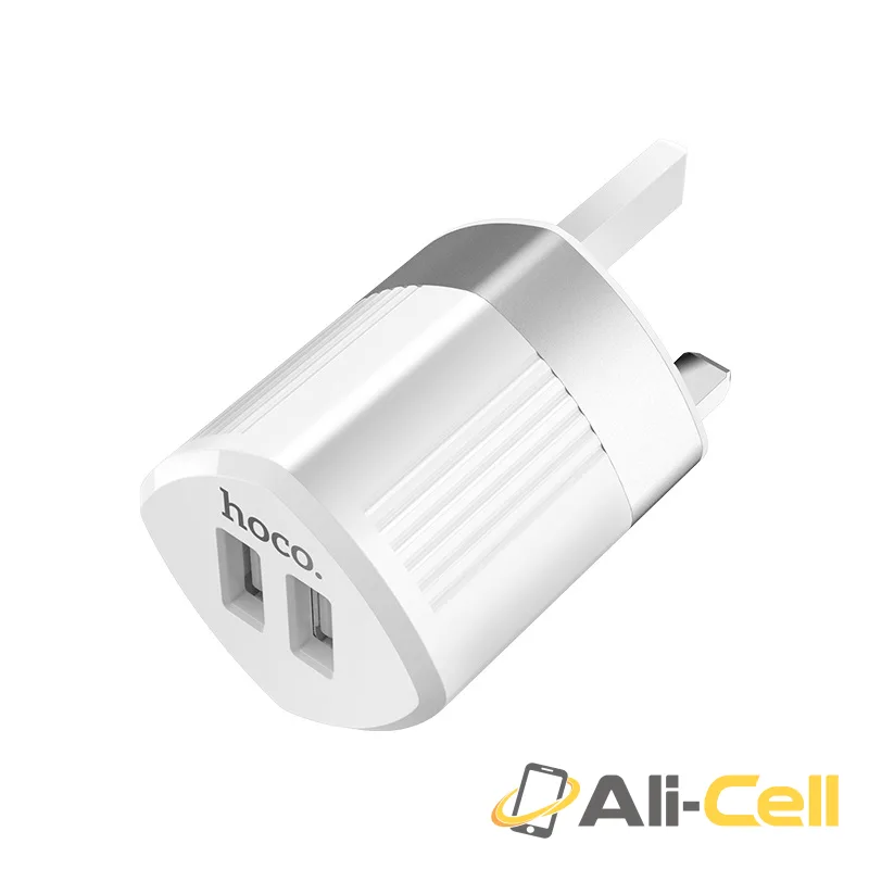 Wall charger “C55B Energy” dual USB port UK — 3