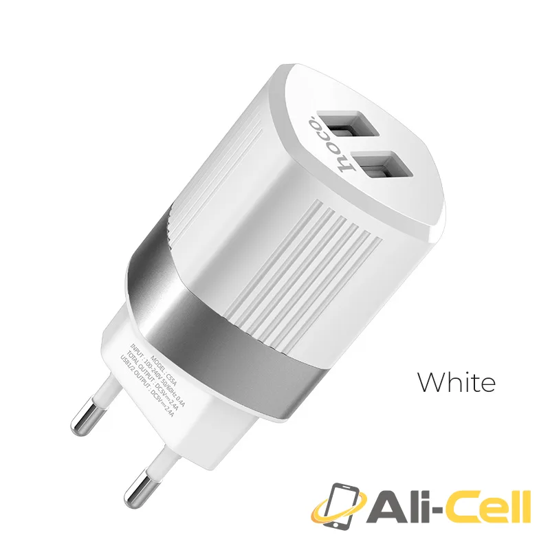 Wall charger “C55A Energy” dual USB port EU