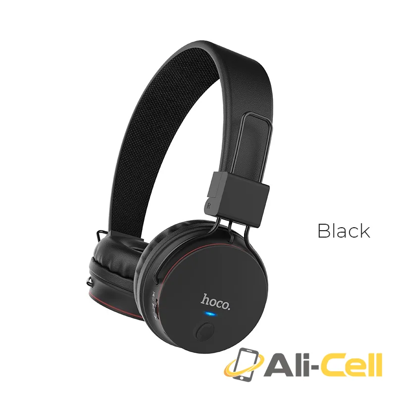Headphones “W19 Easy move” wireless and wired telescopic head beam
