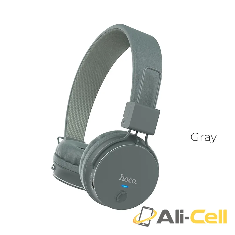 Headphones “W19 Easy move” wireless and wired telescopic head beam