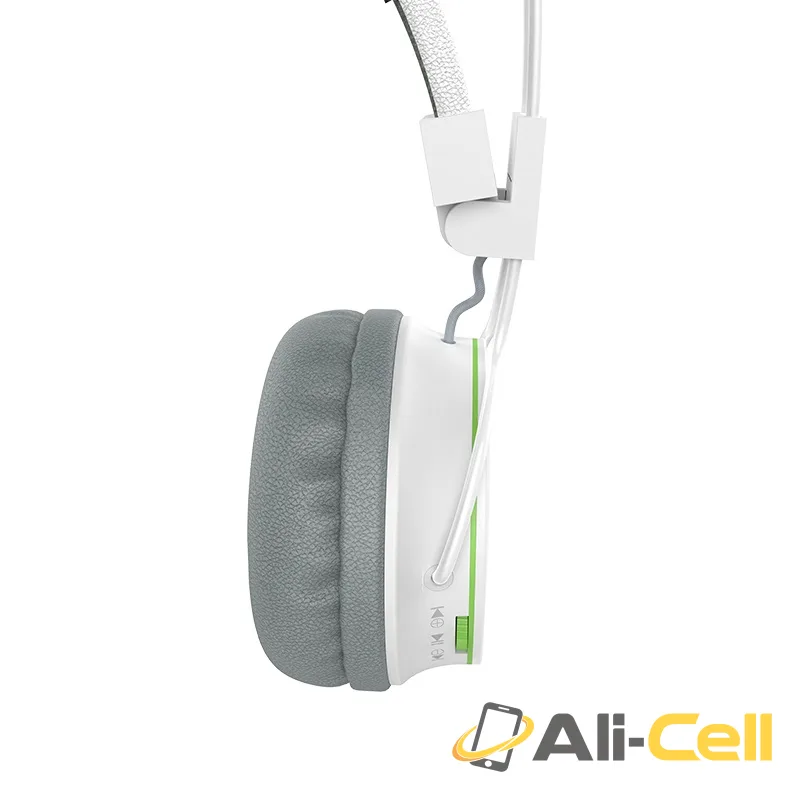 Headphones “W19 Easy move” wireless and wired telescopic head beam — 4