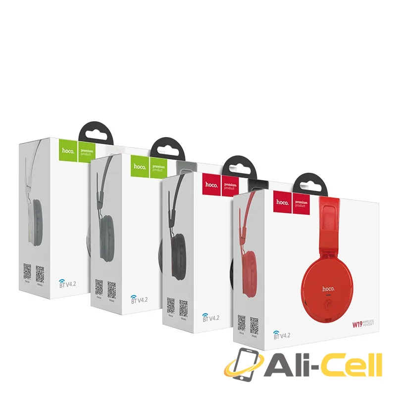 Headphones “W19 Easy move” wireless and wired telescopic head beam — 7