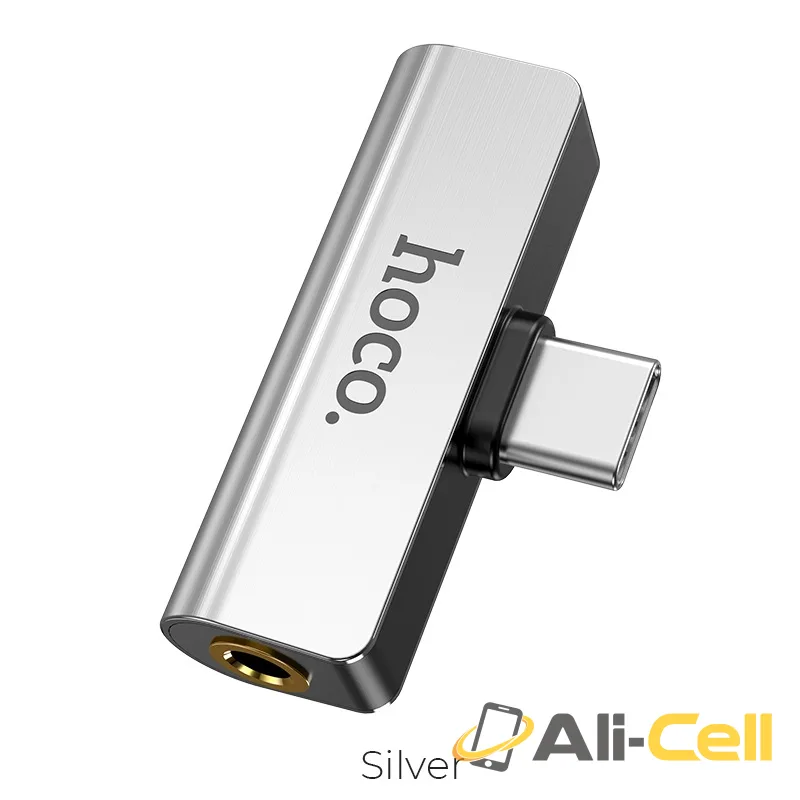 Adapter Type-C 2-in-1 “LS26” audio converter (Ls26 Silver)