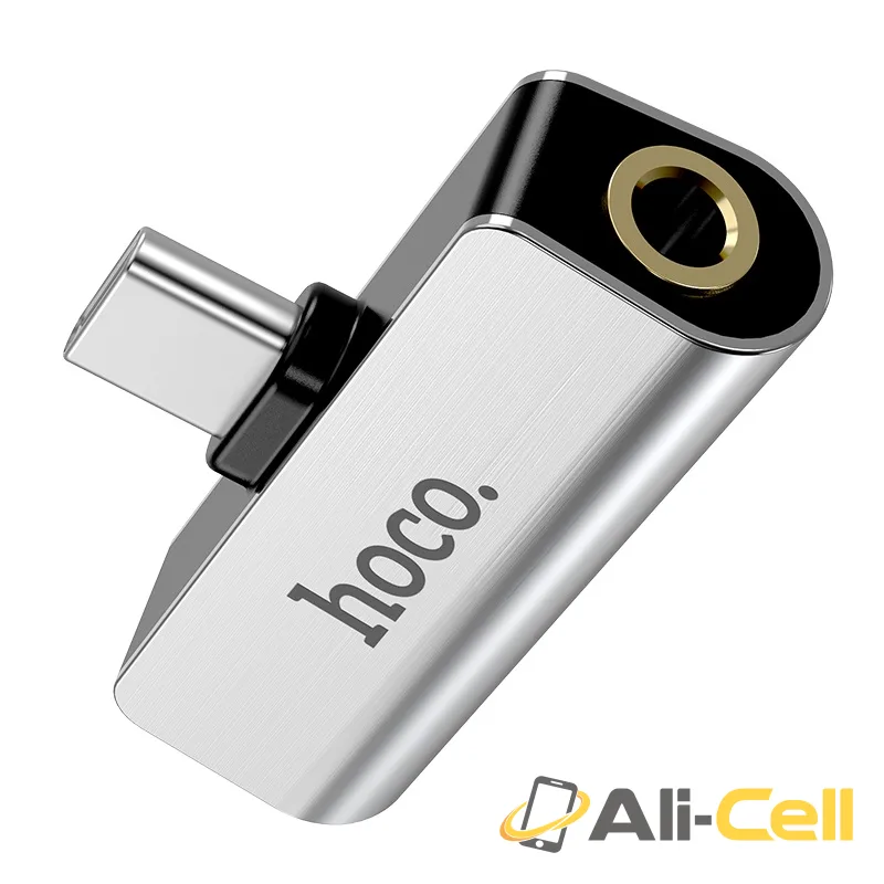 Adapter Type-C 2-in-1 “LS26” audio converter (Ls26 Silver) — 2