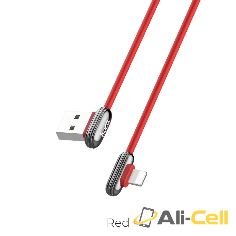 Cable USB to Lightning “U60 Soul secret” charging data sync (U60 Lightning Red, 1.2m)