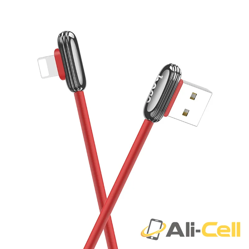 Cable USB to Lightning “U60 Soul secret” charging data sync (U60 Lightning Metal Gray, 1.2m) — 2