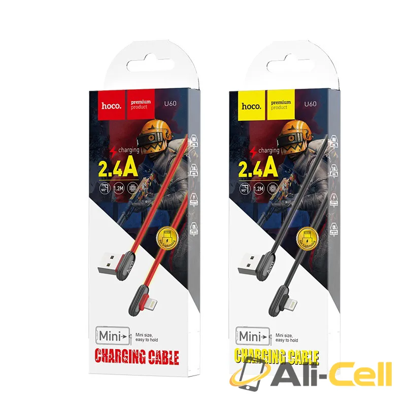 Cable USB to Lightning “U60 Soul secret” charging data sync (U60 Lightning Metal Gray, 1.2m) — 7