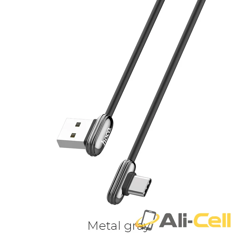 Cable USB to Type-C “U60 Soul secret” charging data sync (1.2m, U60 Type C Metal Gray)