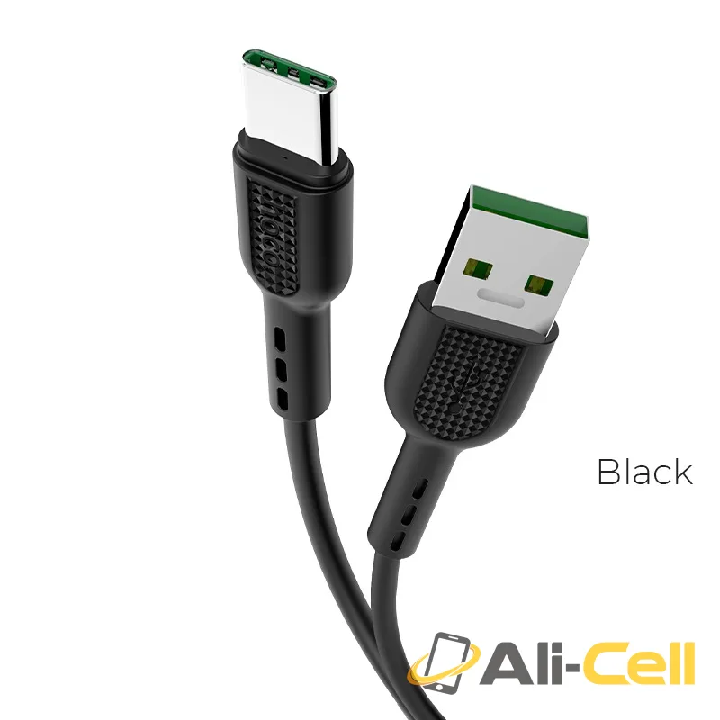 Cable USB to Type-C 5A “X33 Surge” charging data sync (1.0m, X33 Type C Black)